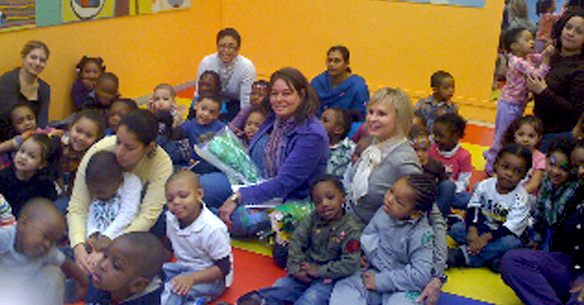 TAFT school visit w/Ann Sather